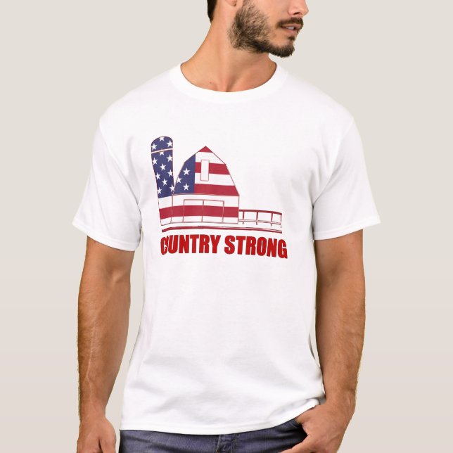 Land starke USA T-Shirt (Vorderseite)