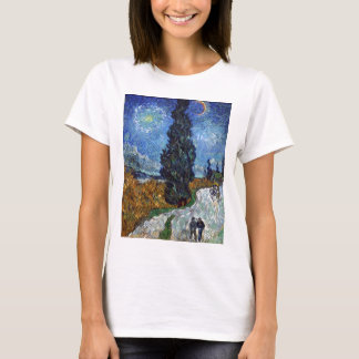 Land-Straße Vans Gogh- in Provence bis zum Nacht T-Shirt