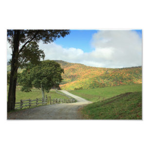 Land-Straßen-Druck Fotodruck