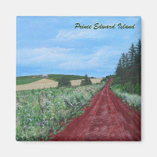 Land-Straßen-Quadrat-Magnet Magnet