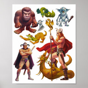 Land Ta, Stefan Vollbilddrucken Poster