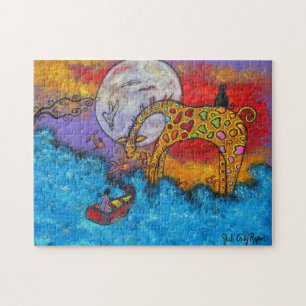 Land trifft Seepuzzlespiel Puzzle