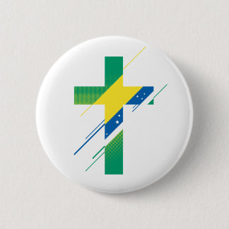 Land u. Kredo - Brasilien Button