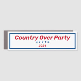 Land über Party Auto Magnet