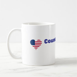 Land über Party. Immer. Klassische 11 oz Tasse