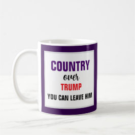 Land über Trump Menschen über Persönlichkeit Kaffeetasse