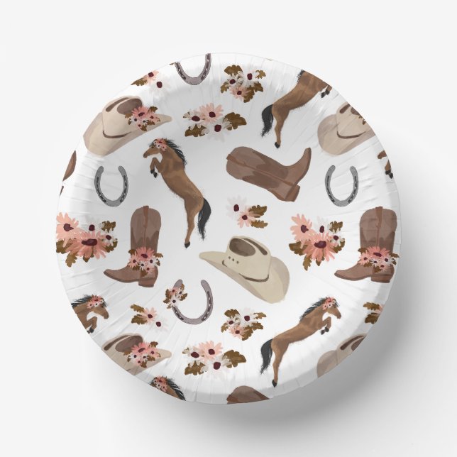 Land und Flora Pappteller (Vorderseite)