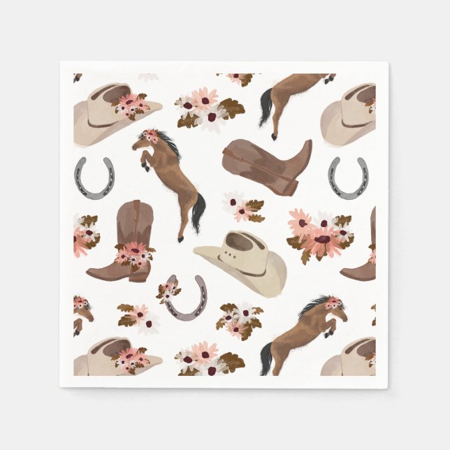 Land und Floral Neapel Serviette (Vorderseite)