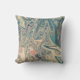 Land- und Flussgemälde | Beste farbige abstrakt Kissen