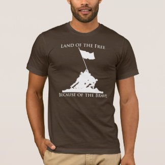Land vom freien, wegen des tapferen: Iwojima ( T-Shirt