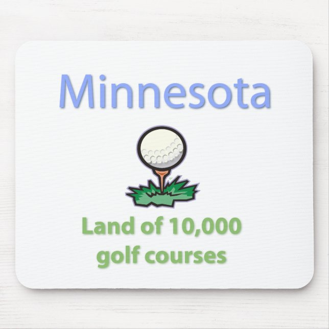 Land von 10.000 Golfplätzen Mousepad (Vorne)