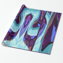 Land von Unze einwickelnd Papier-Lila/Blau/Orange