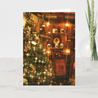Land-Weihnachtsgruß-Karten-Freundschafts-Kunst Feiertagskarte