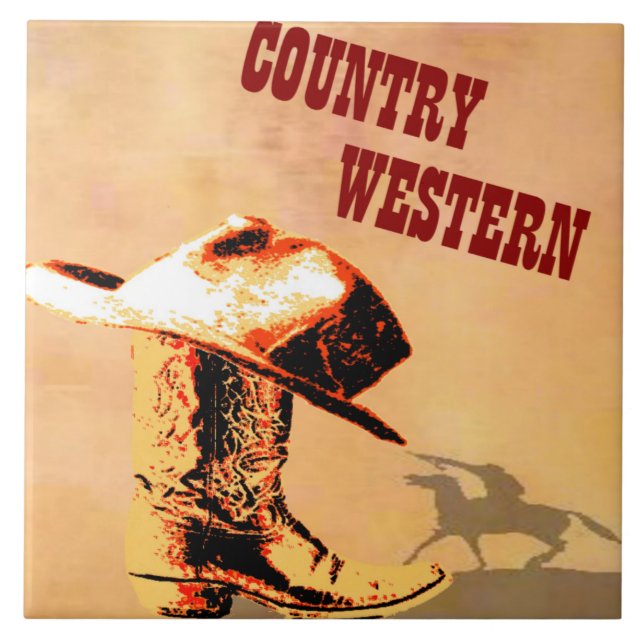 Land Western Fliese (Vorderseite)