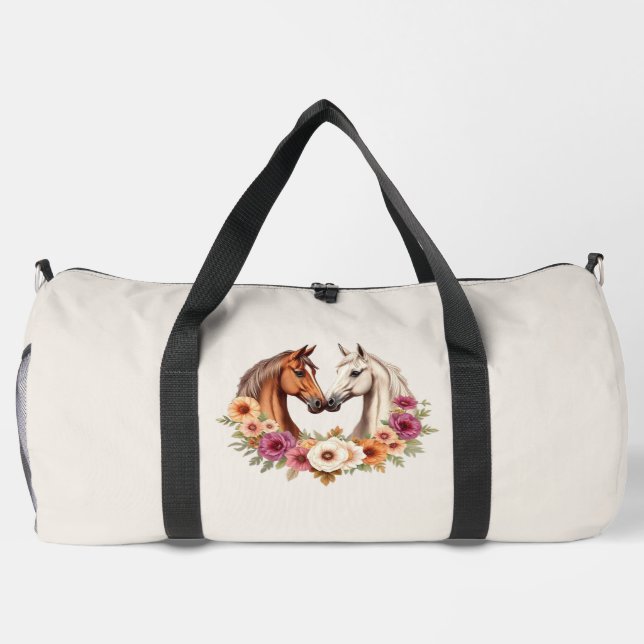 Land Western Pferde Duffle Bag (Rückseite)