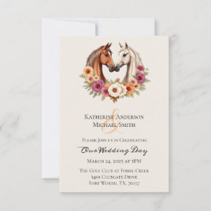 Land Western Pferde Einladung