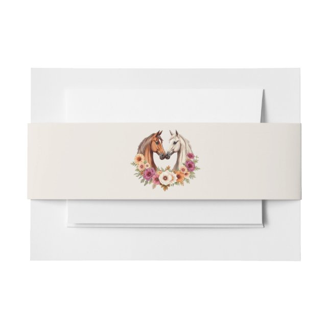 Land Western Pferde Einladungsbanderole (Vorderseite Beispiel)