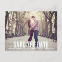 Land Western Save the Date Postkarte
