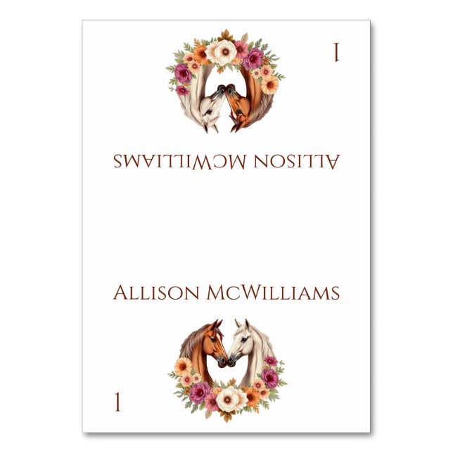 Land Western Tischnummer (Vorderseite)