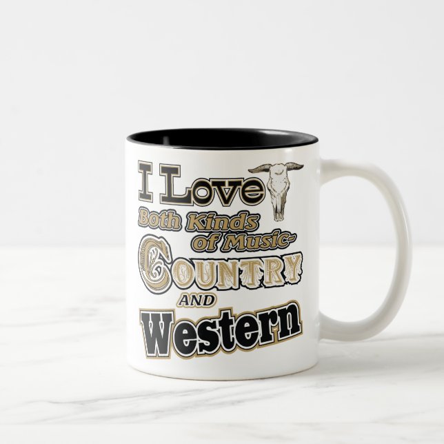 Land-Western Zweifarbige Tasse (Rechts)