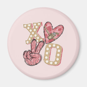 Land XOXO - Wilde West-Liebe Magnet