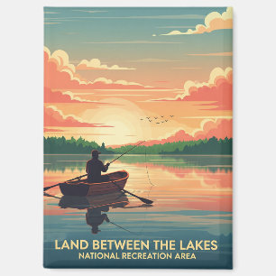 Land zwischen den Seen Kentucky Magnet