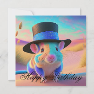 Landadlige Maus Alles Gute zum Geburtstag Karte
