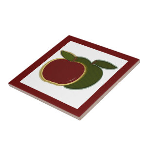 Landäpfel Tile (Cranberry) Fliese