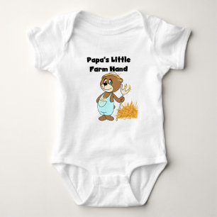 Landarbeiter-T-Shirts und Geschenke des Papas Baby Strampler