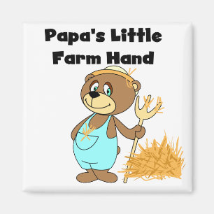 Landarbeiter-T-Shirts und Geschenke des Papas Magnet