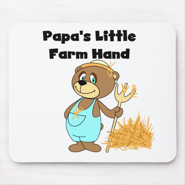 Landarbeiter-T-Shirts und Geschenke des Papas Mousepad (Vorne)