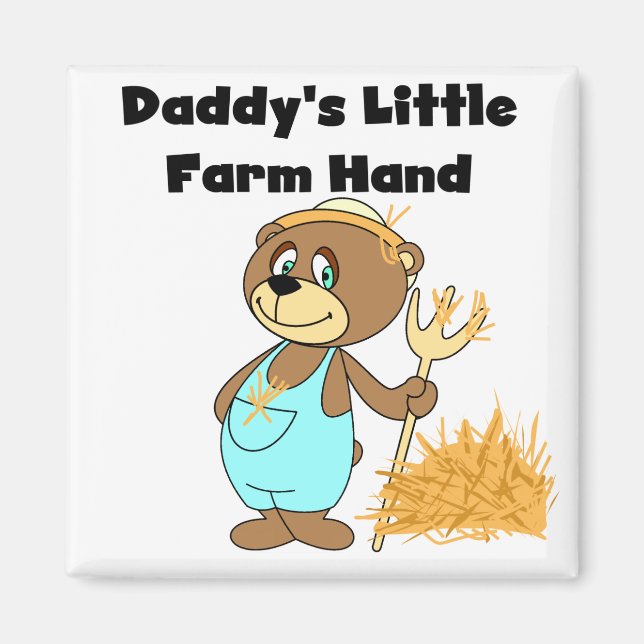 Landarbeiter-T-Shirts und Geschenke des Vatis weni Magnet (Vorne)