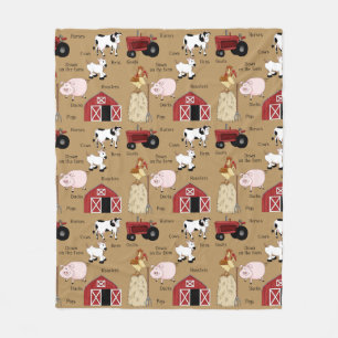 Landbauernhof und Tierschutzdecke Fleecedecke