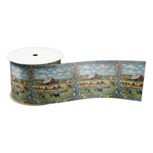 Landbesitz Satinband