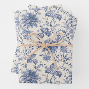 Landblau-Verpackungspapier Geschenkpapier Set