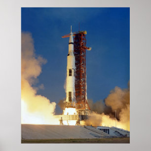 Landblick des Moon Mission Spacecraft Bodens Poster