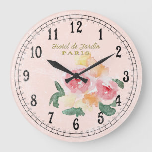 LandChic oder HütteChic Große Wanduhr