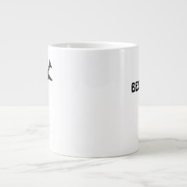 Landeanflug des Piloten-Vaters Jumbo-Tasse