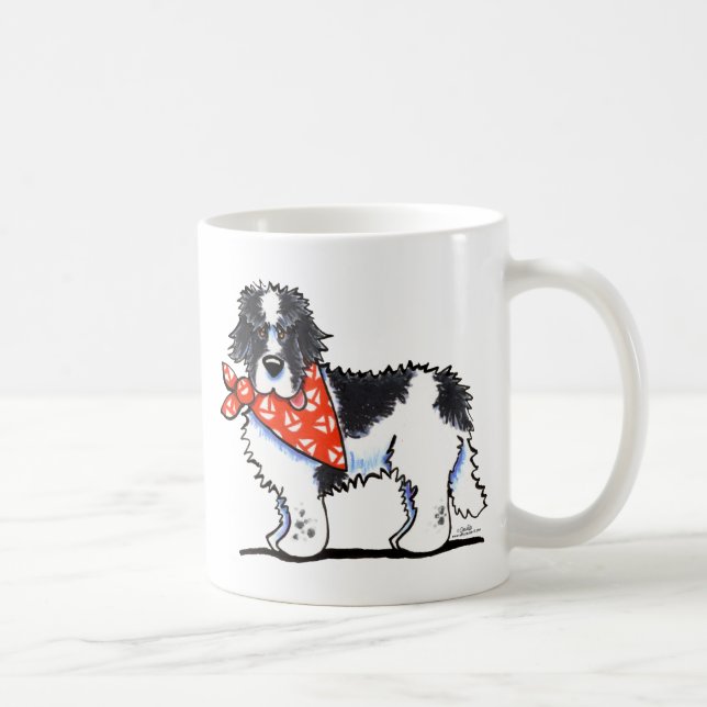 Landeer Newfie Sailor Kaffeetasse (Rechts)