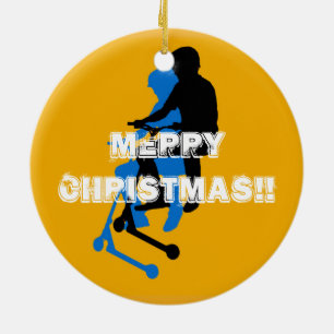 Landegetriebe - Motorroller Keramik Ornament