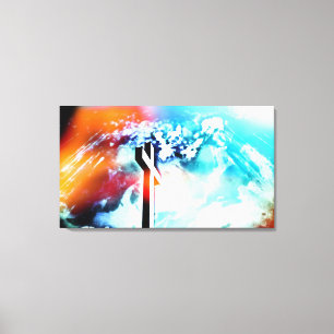 Landen-Kreuz II. Leinwanddruck