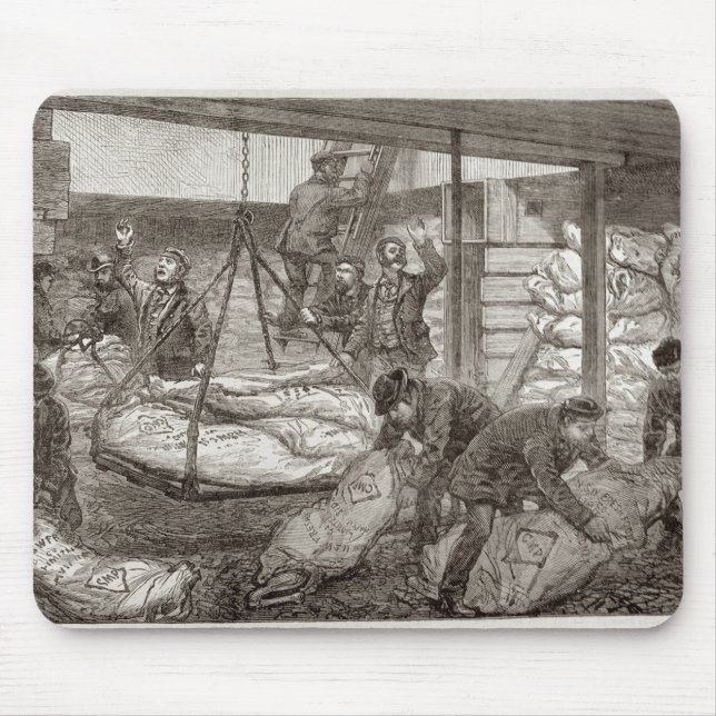 Landendes australisches gefrorenes Fleisch Mousepad (Vorne)