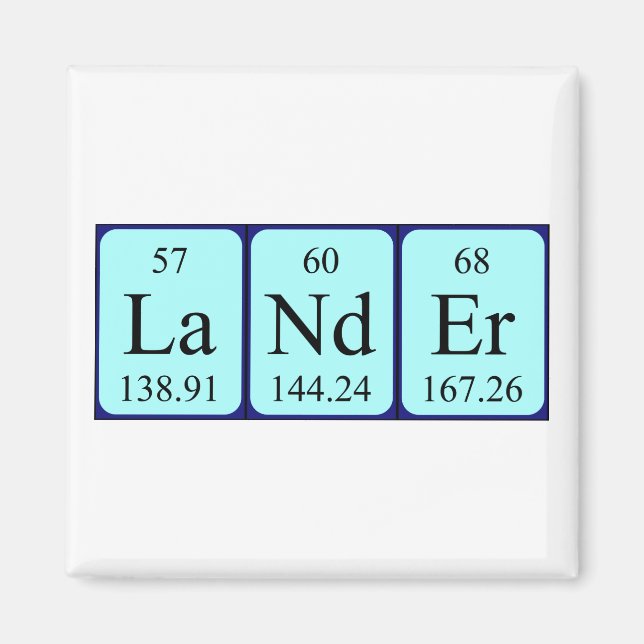 Lander-Periodenmagnet Magnet (Vorne)