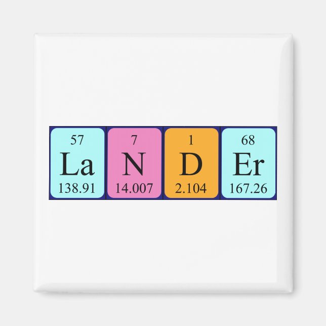 Lander-Periodenmagnet Magnet (Vorne)