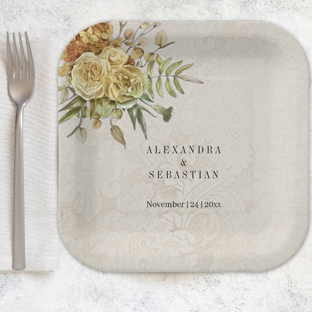 Länderarm und Blume von Boho Pappteller (Von Creator hochgeladen)