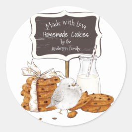 Ländercookies Runder Aufkleber