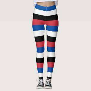 Länderfarben für die Flagge Südkoreas - Horizontal Leggings