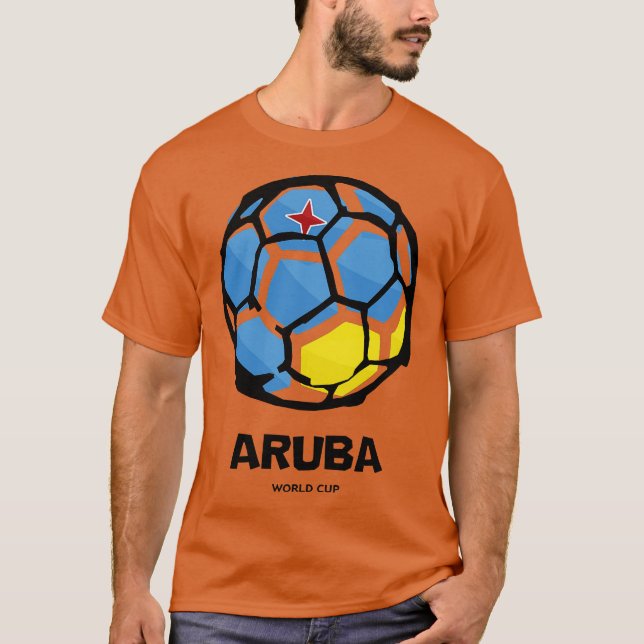 Länderflagge Aruba T-Shirt (Vorderseite)