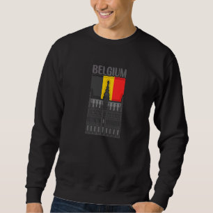 Länderflagge Belgien Sweatshirt