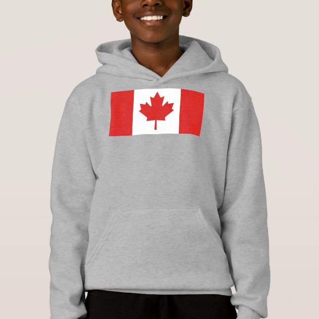 Länderflagge Kanada Hoodie (Vorderseite)